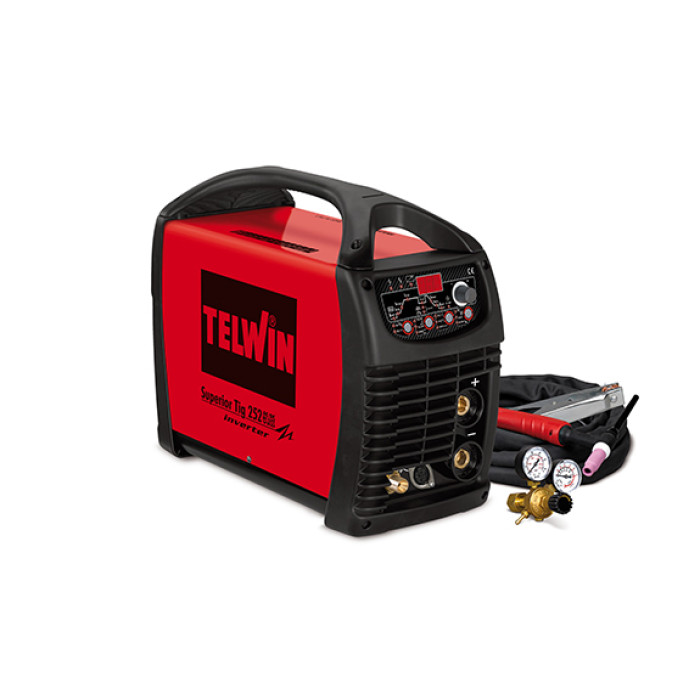 Máquina de Soldar Telwin Superior Tig 252 AC DC HF LIFT VRD